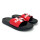 Chancletas Ocean Pacific Ojotas Unisex Playa Piscina Negro y Rojo