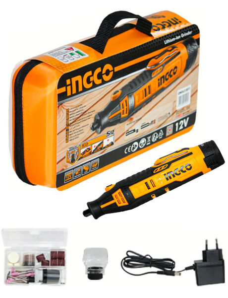 Mini torno a bateria Ingco con 100 accesorios y valija Mini torno a bateria Ingco con 100 accesorios y valija