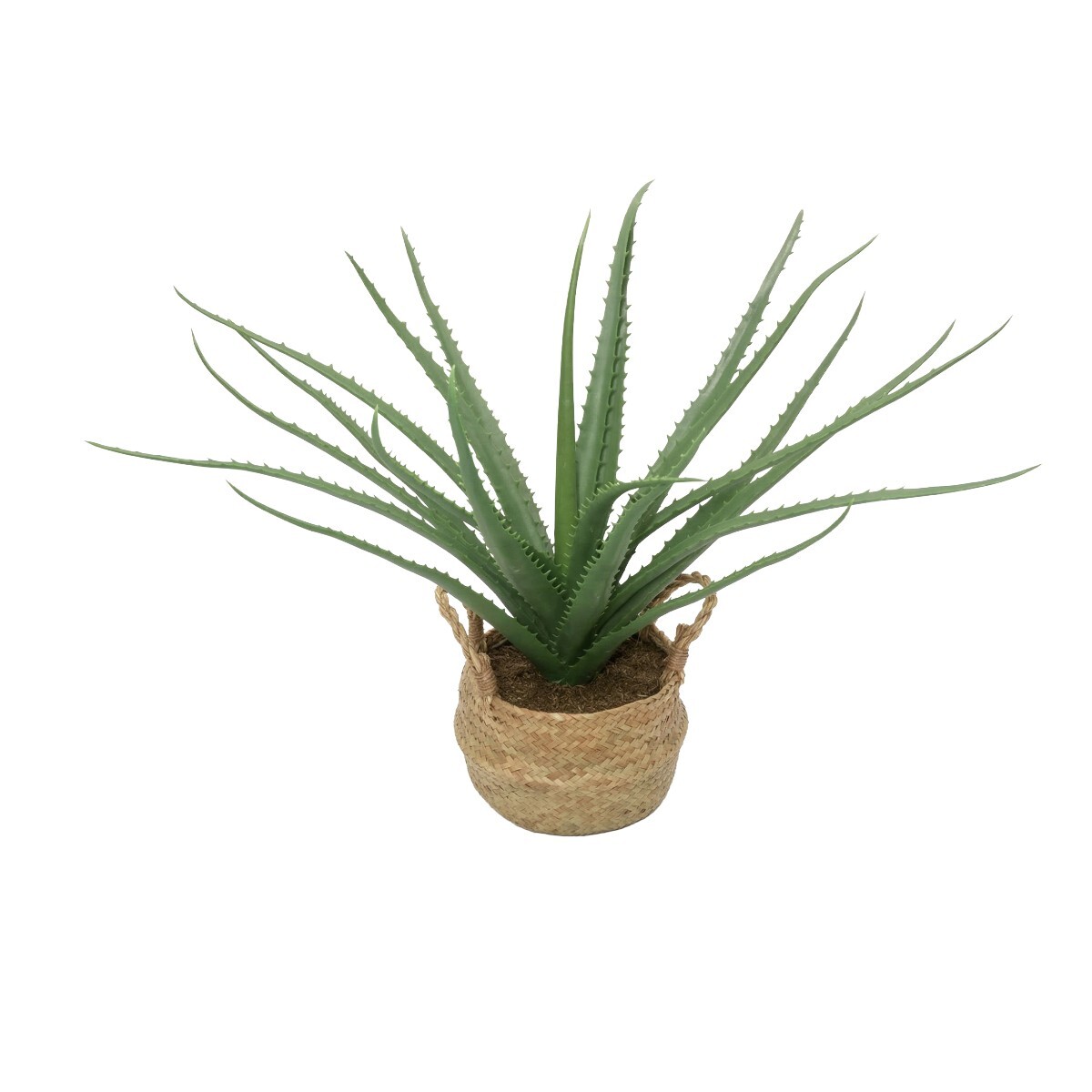 PLANTA ARTIF C/MACETERO RATAN 40CM 