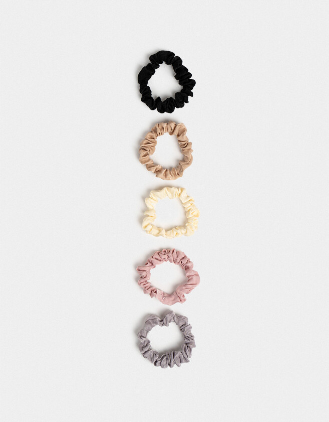 Skunzies Set por 10 Set De Scrunchies - Combinacion Bicolor