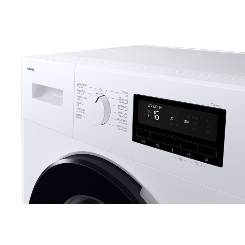Lavarropas Samsung 7 kg Blanco con Vapor Higiénico y Digital Inverter WW70FG3M05AW Lavarropas Samsung 7 kg Blanco con Vapor Higiénico y Digital Inverter WW70FG3M05AW