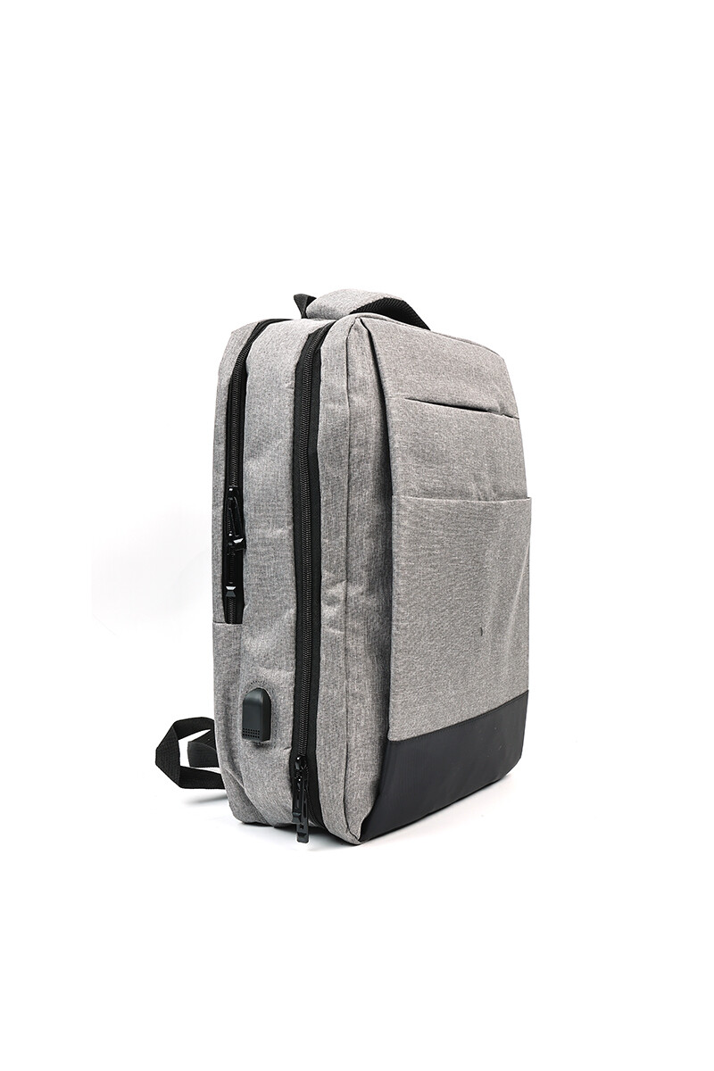 Mochila Urbana con USB - Garland Gris