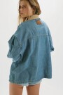 LEMON DENIM JACKET Azul