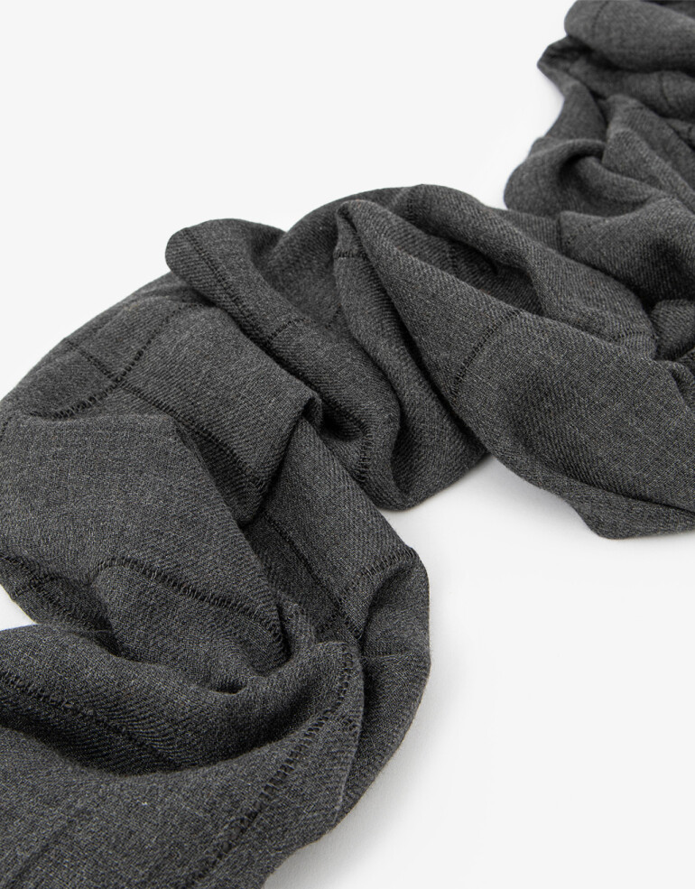Pashminas Special Price Pashmina A Cuadros - Negro