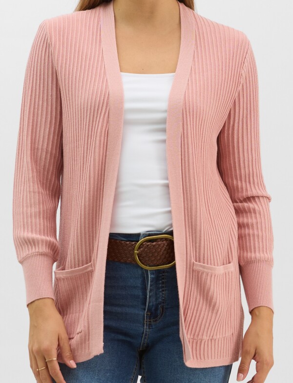 Cardigan Abierto ROSA