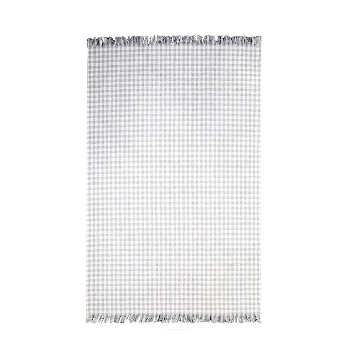 Set de 2 Repasadores Cuadros Gris 40 x 60 cm 