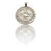 Dije Moneda china-Plata y oro- Sin piedra- CP5387 Sinpiedra