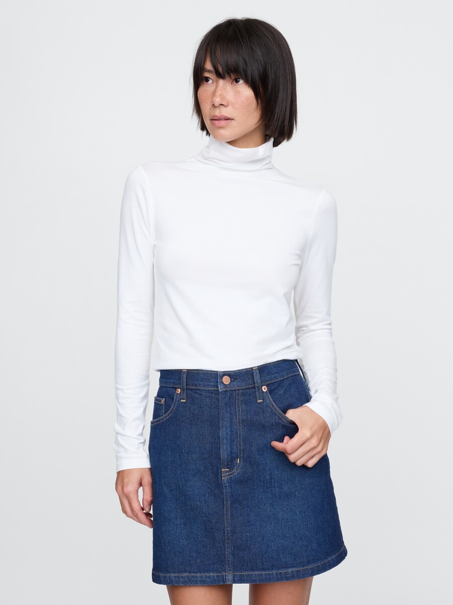 Remera Polera Mujer - New Off White 