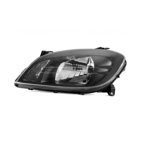 SEMIOPTICA DERECHA (H4) (MOLDURA CROMADA OSCURA) Semioptica Derecha (h4) (moldura Cromada Oscura)