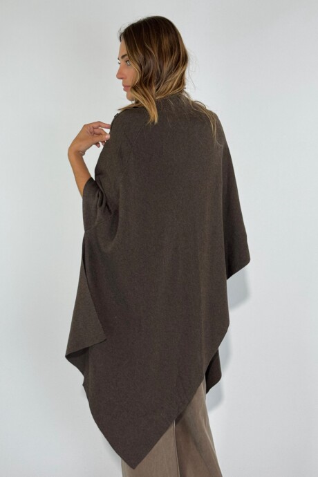 PONCHO LIZA Chocolate