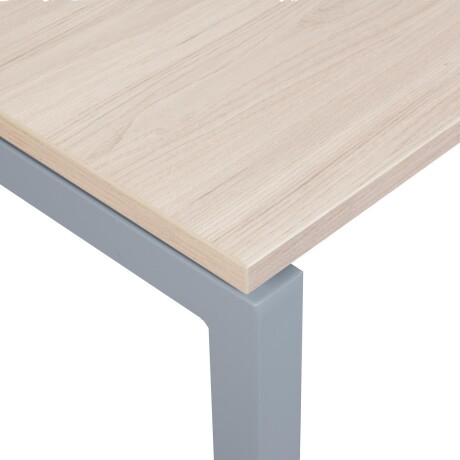 MESA DE REUNIÓN MADERA-Y-METAL GRIS WORK