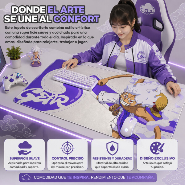 Mousepad Fantech One Piece Ato Gear 5 MOUSEPAD FANTECH MP905 GEAR 5 ONE PIECE