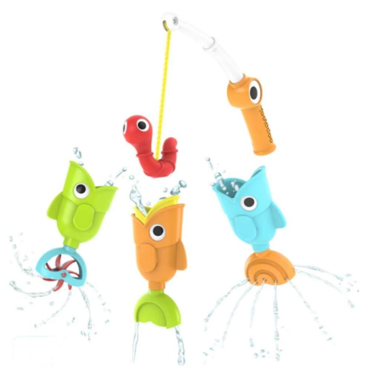 Set Juego De Baño Yookidoo - Catch N Sprinckle Fishing 
