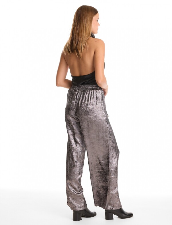 Pantalon Brillo PLATEADO