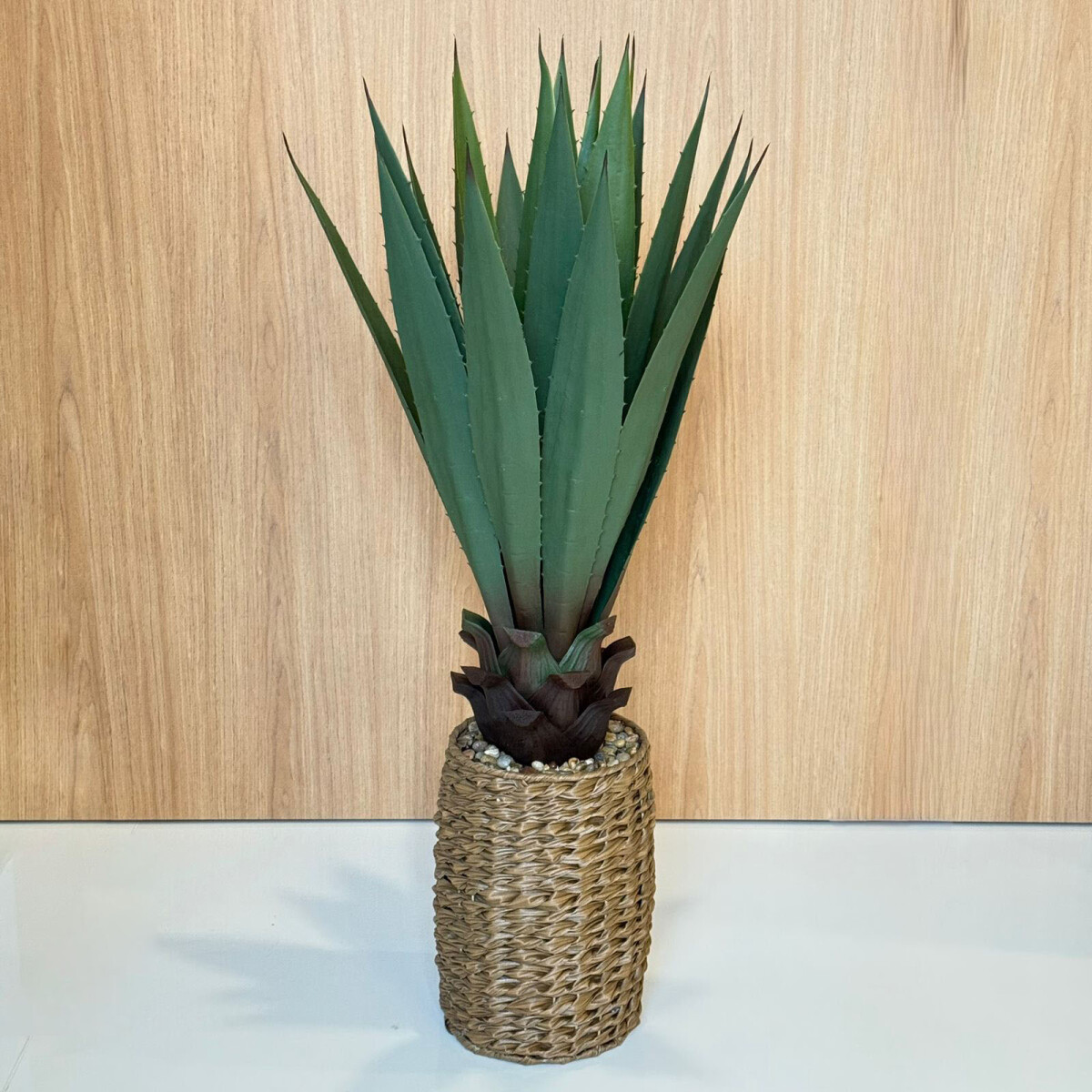 Planta Artificial Con Maceta Ceramica 80cm 