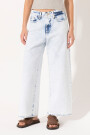 JEANS WIDE X OFFWHITE Blanco