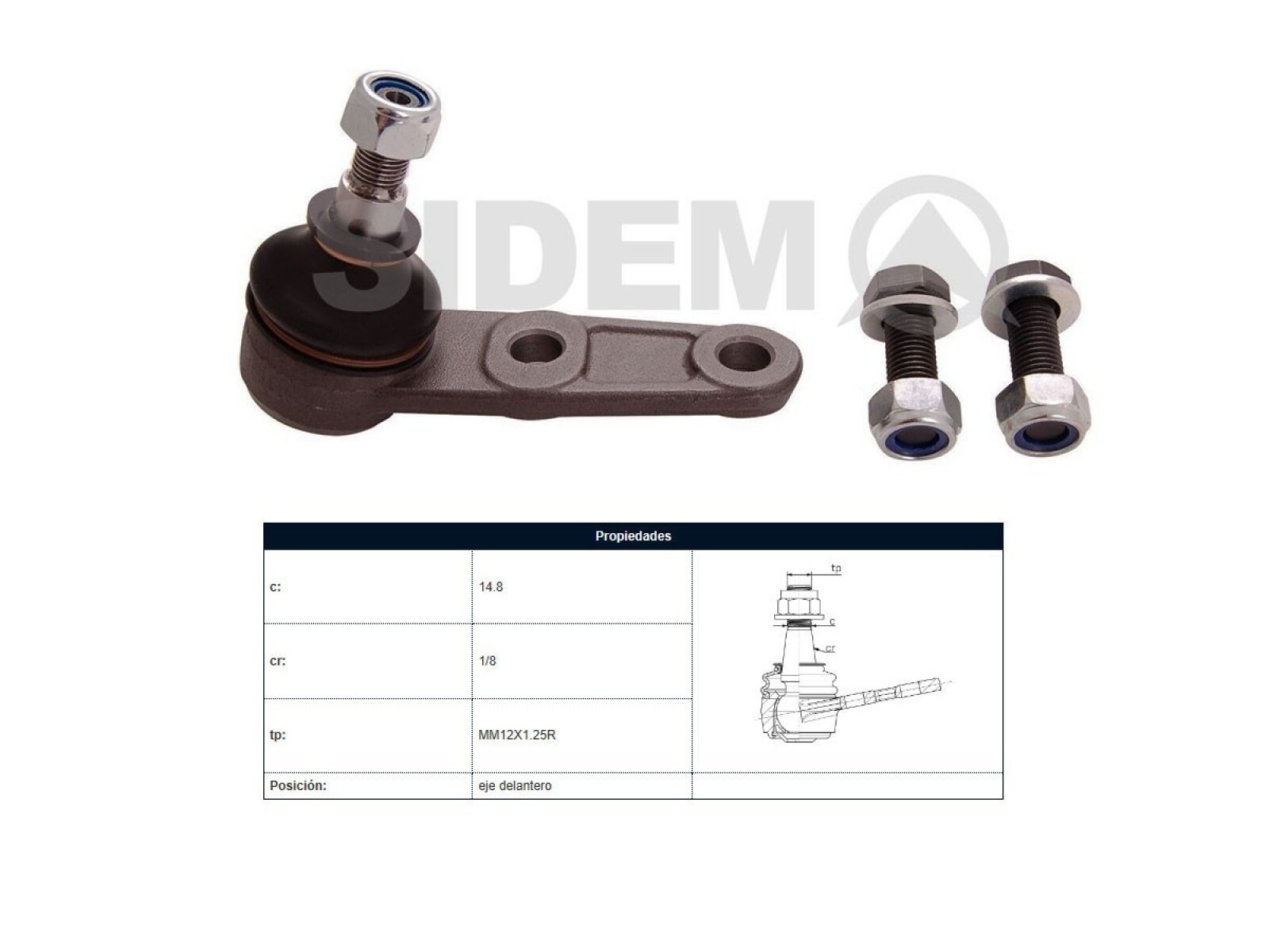 Rotula Del Chev Aveo Ls - Lt - Aveo G3/Sail 09-25 Der/Izq 