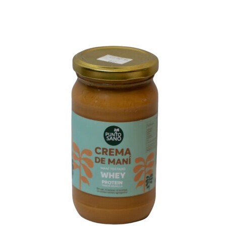 Crema de Maní Proteica con Whey 360grs Punto Sano Crema de Maní Proteica con Whey 360grs Punto Sano