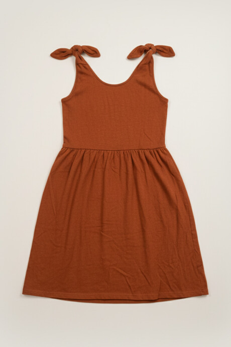 VESTIDO CORTO SERENE RUSTY Ladrillo