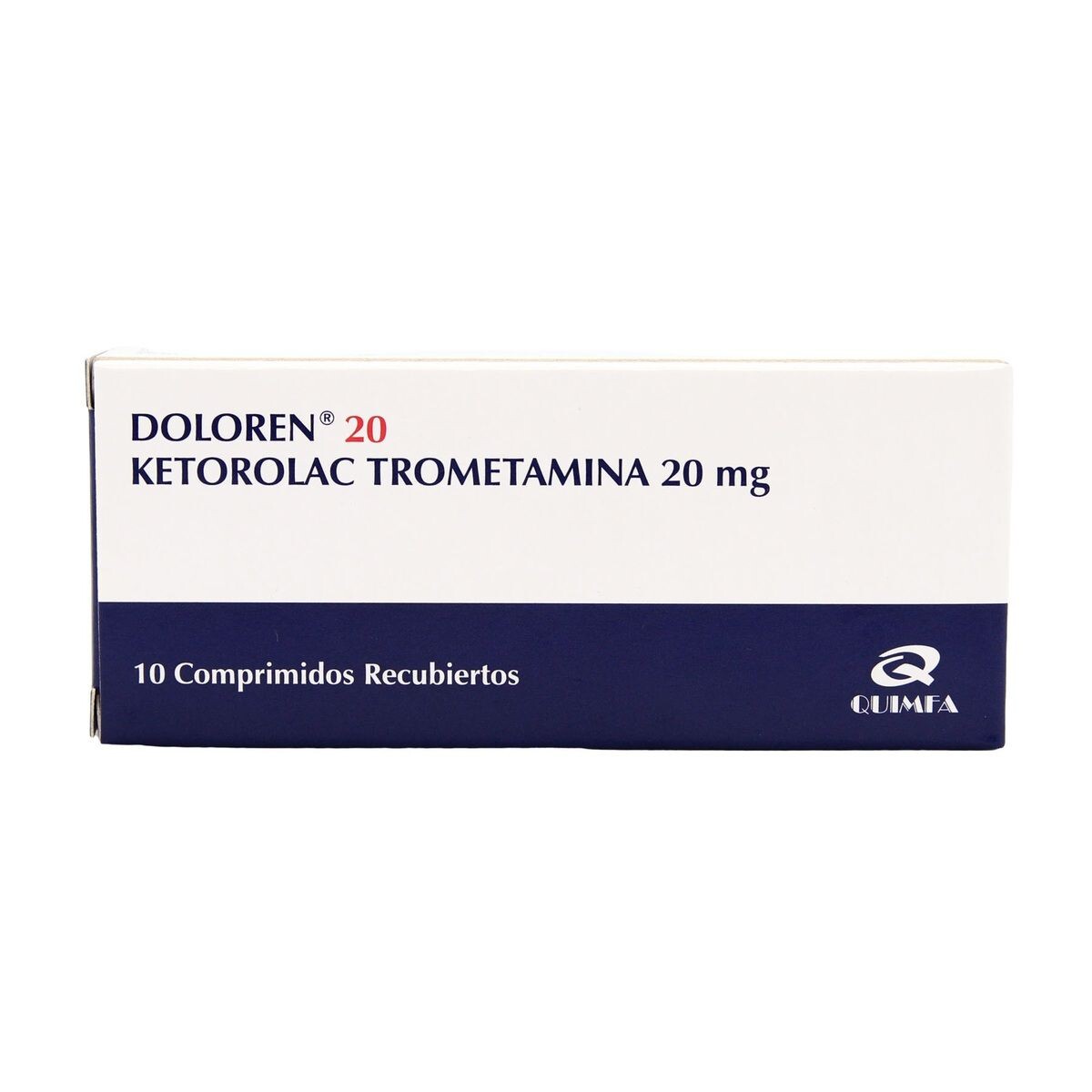 DOLOREN 20 MG. CJ X 10 COMPRIMIDOS 