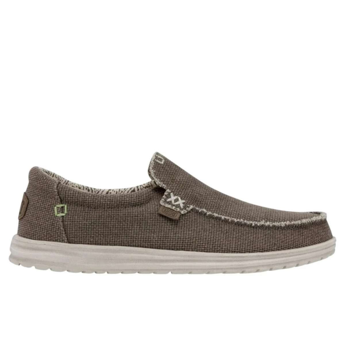 Zapatos Hey Dude Mikka Braided Slip - Marron 