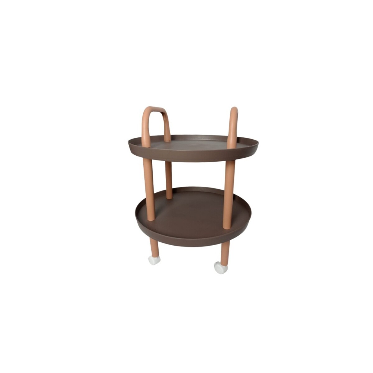 ESTANTE CARRITO ORGANIZADOR REDONDO 2 PISOS 47X62CM 