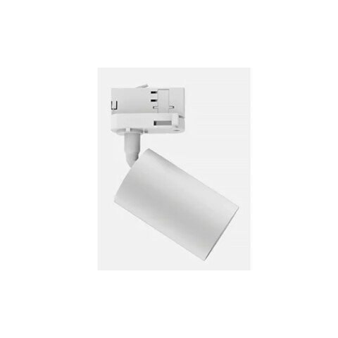 Spot para riel, cuerpo en aluminio blanco GU10 ZU0491