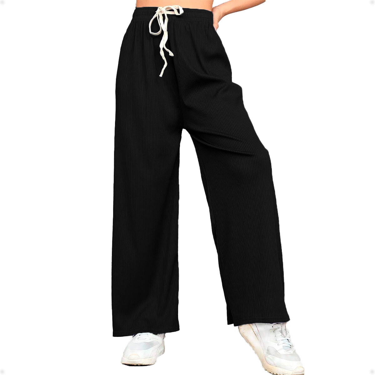 Pantalón Palazzo para Mujer - Negro 