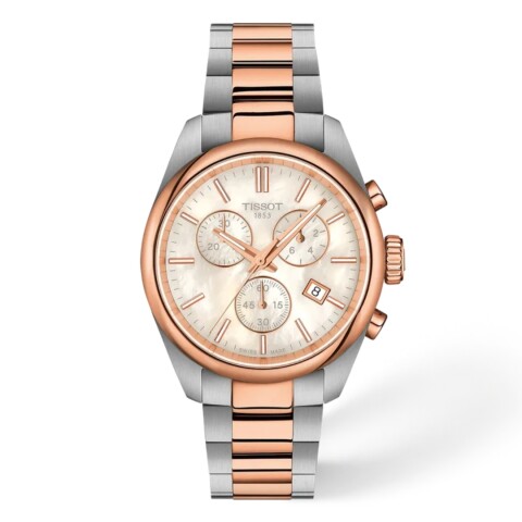Reloj Tissot PR 100 Chronograph 36mm Nácar Bicolor T1502172211100 para Dama Reloj Tissot Pr 100 Chronograph 36mm Nácar Bicolor T1502172211100 Para Dama