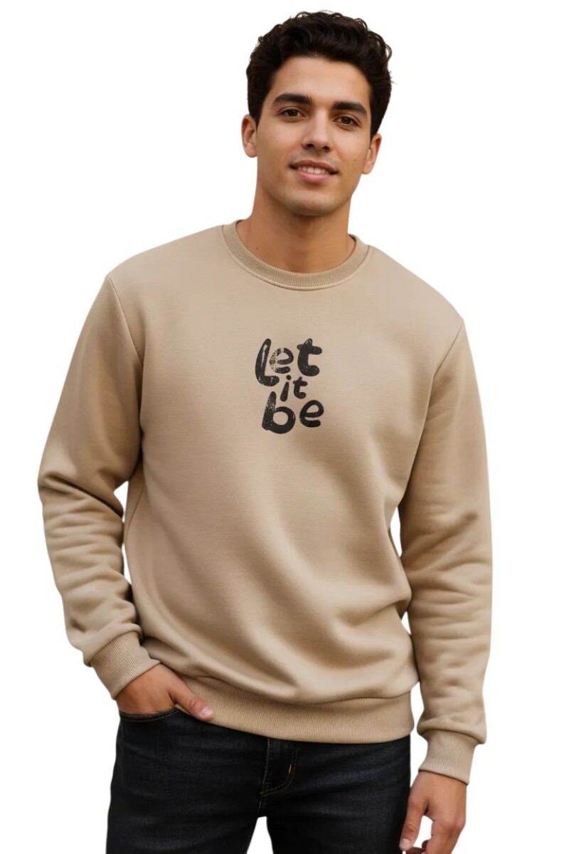 Buzo Felpa Guerrero Beige