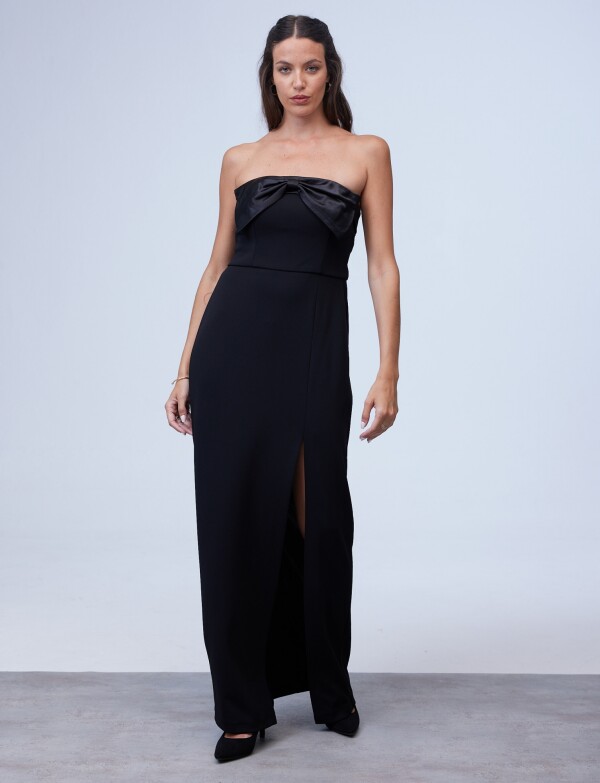 Vestido Strapless NEGRO