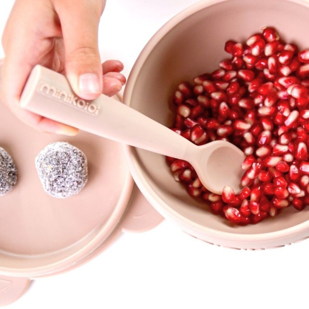 Bowl ventosa silicona Minikoioi rosado