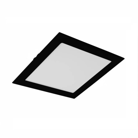 PANEL LED CUADRADO EMBUTIR NEGRO 18W LUZ CALIDA Panel LED Cuadrado de Empotrar 18W Negro Luz Calida