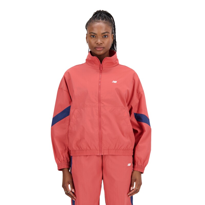 Campera New Balance de dama - WJ31500ASU RED