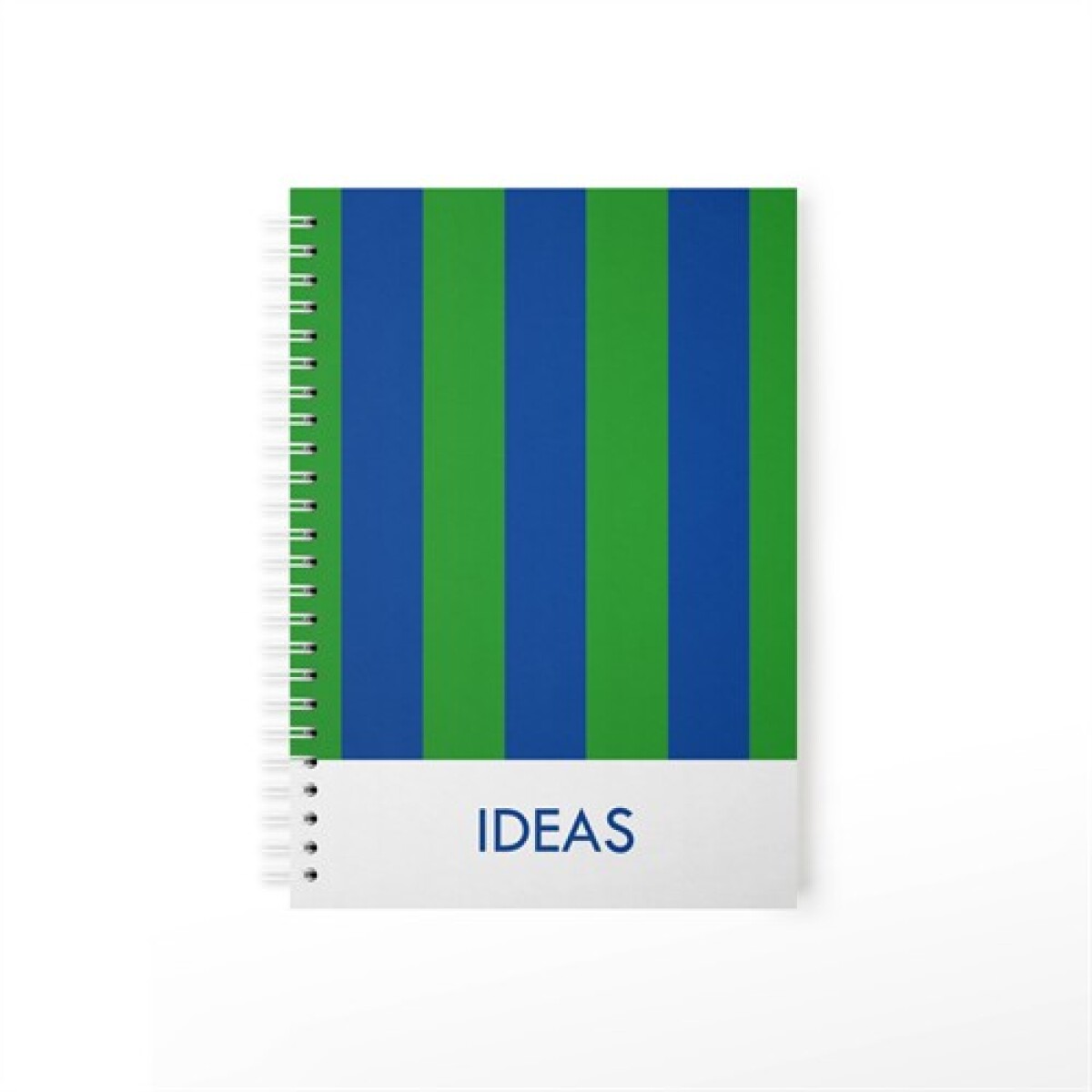 Cuaderno azul y verde 