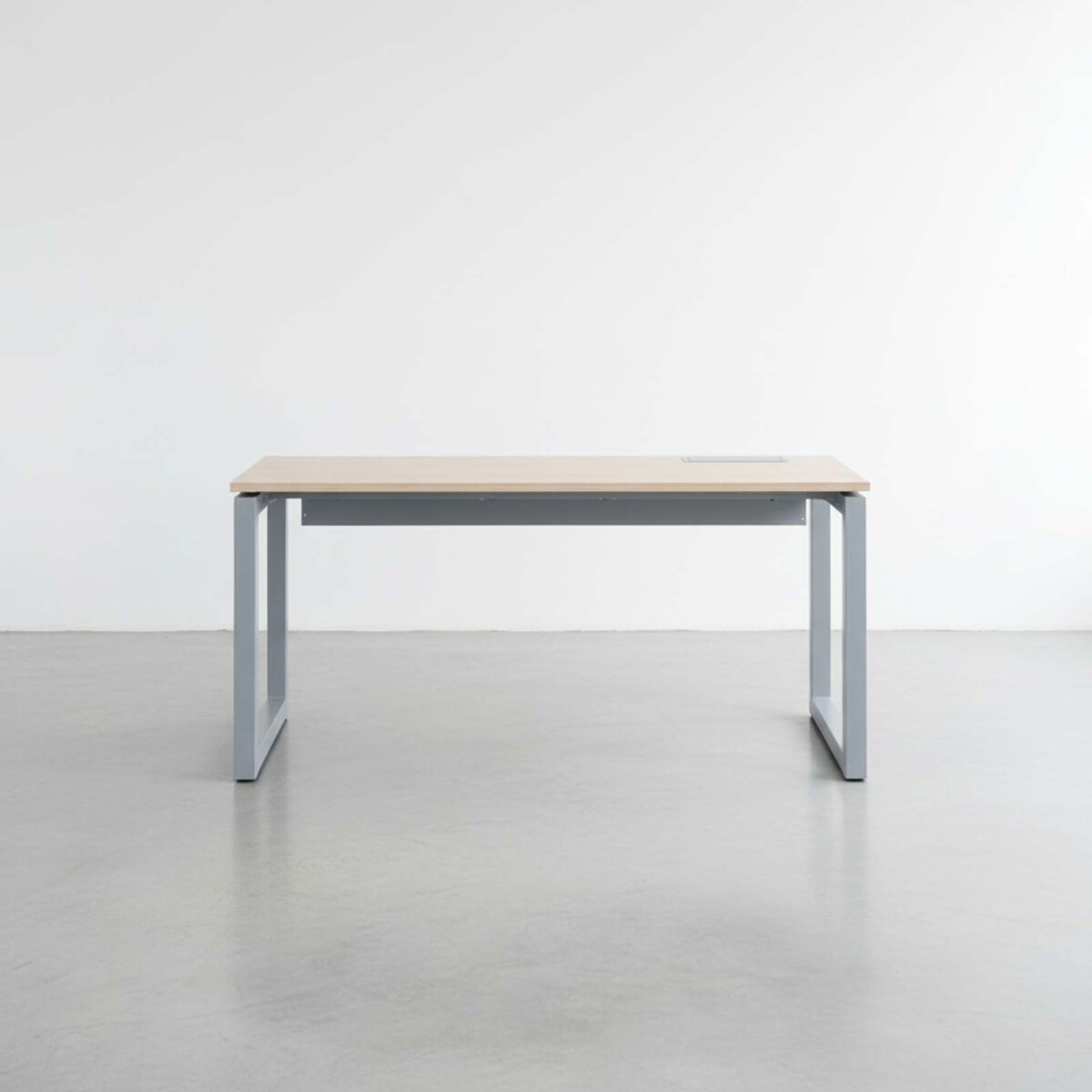 ESCRITORIO - MADERA-Y-METAL GRIS WORK 