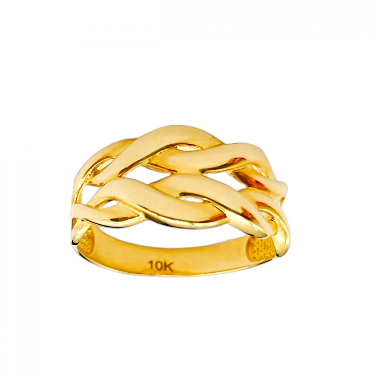Anillo Trenzado-Oro bajo-Sin Piedra-AN8175 - sinpiedra 