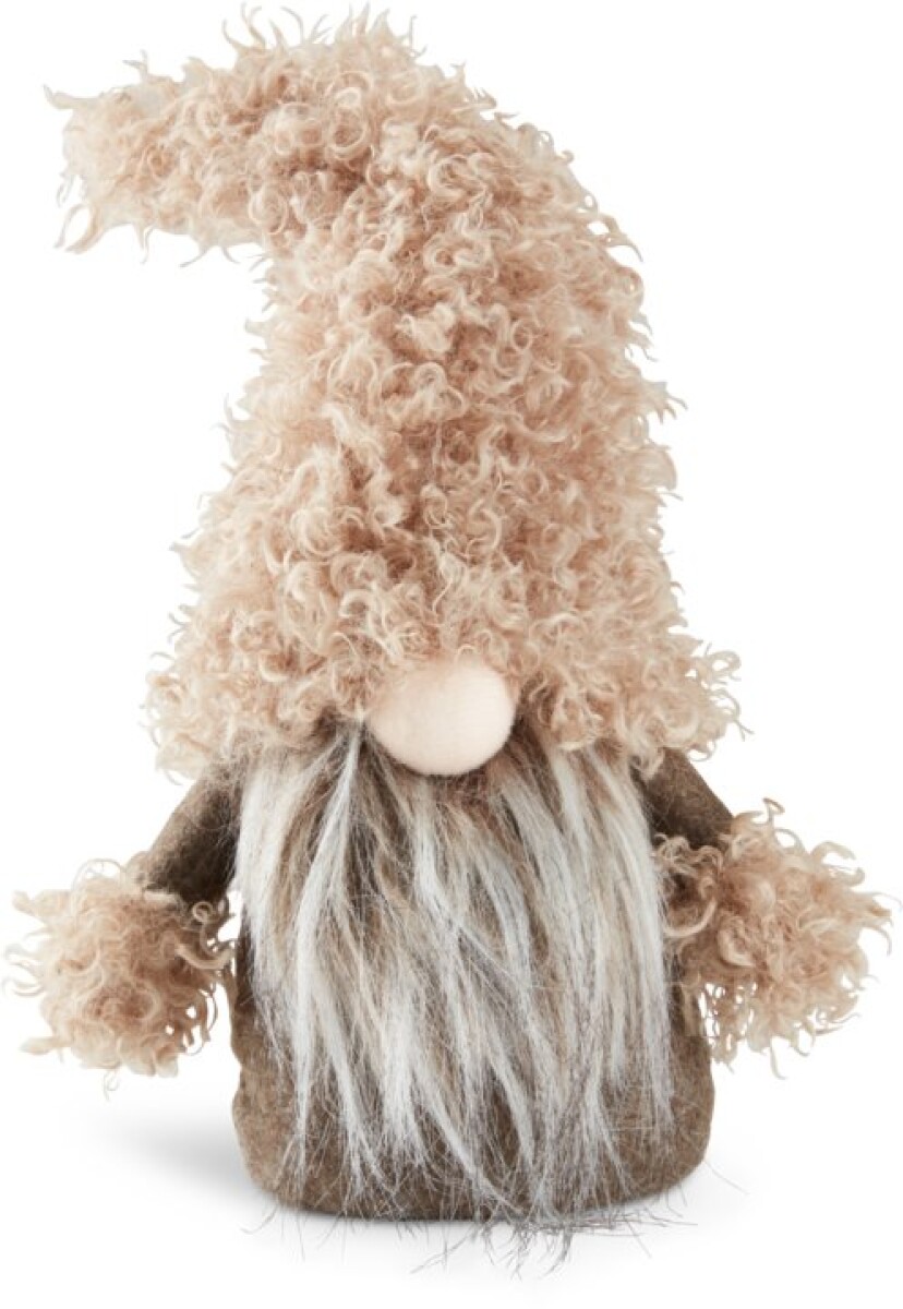 Elfo navideño LARVIKIT A13 x L20 x Al41 cm beige y marrón 