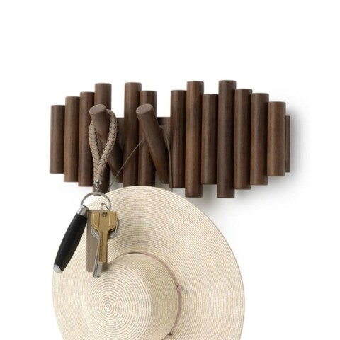 Perchero de pared 5 ganchos Picket Perchero de pared 5 ganchos Picket