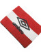 Banda para capitán Umbro Hombre Rojo, Blanco, Negro