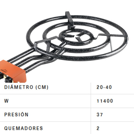 Quemador Paellero Lacor 40cm Quemador Paellero Lacor 40cm