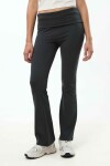 Calza Wide Leg Gris Melange