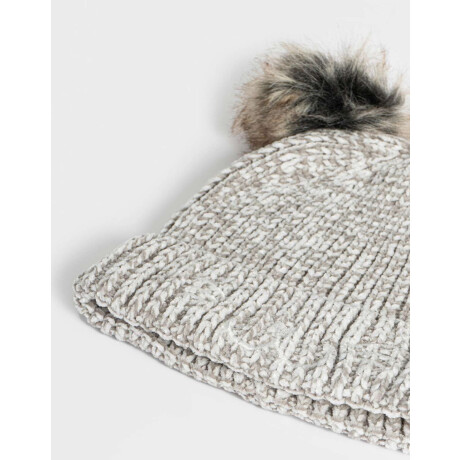 Gorro Infantil De Gatito Marron Beige