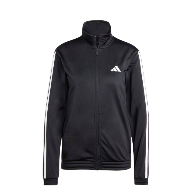 Campera de Mujer Adidas Deportiva 3 Tricot Negro - Blanco