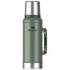Combo Stanley Termo Classic 940ml + Mate en Acero Inox. 230ml + Bombilla Spoon Verde