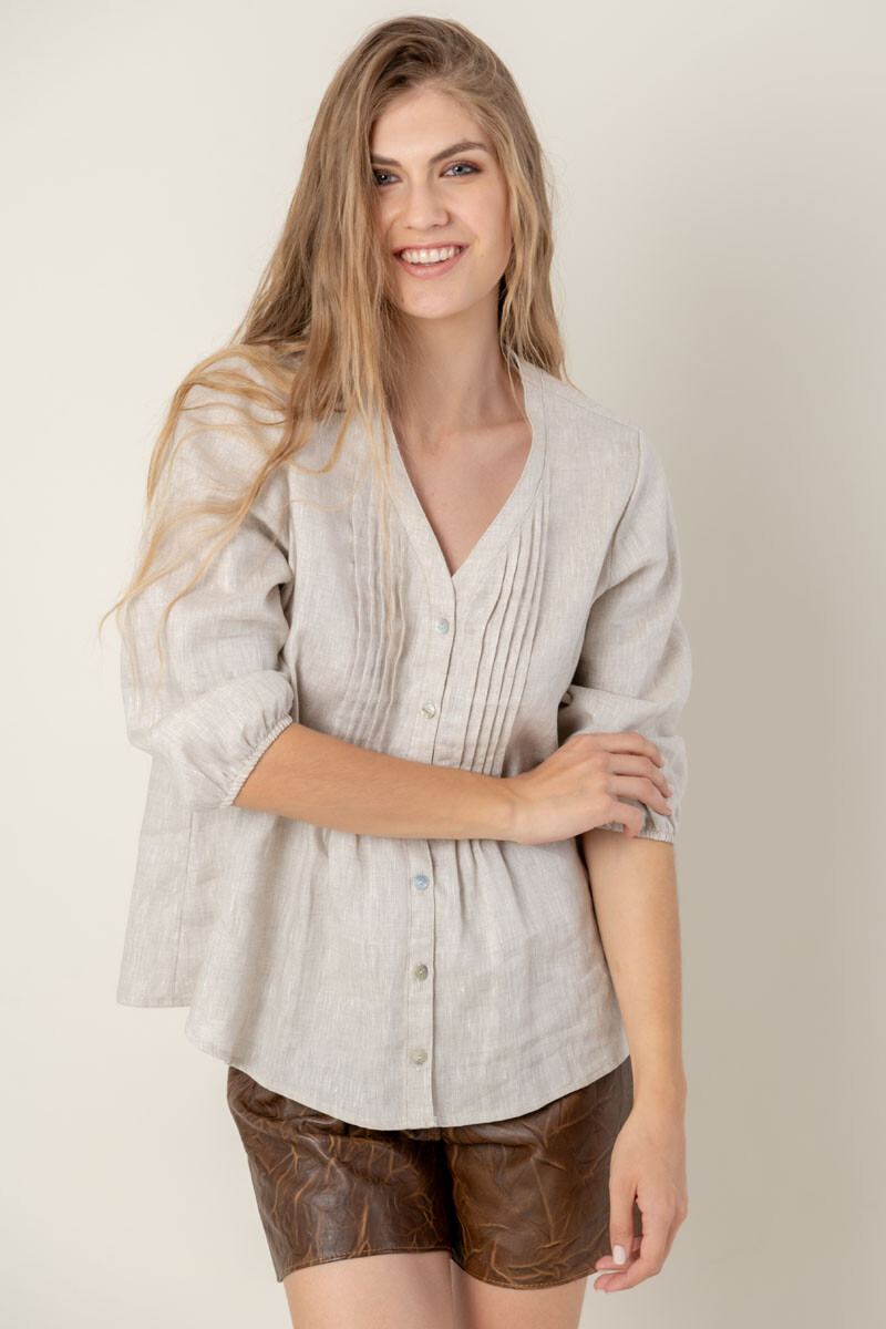 Camisa camelia - Beige 