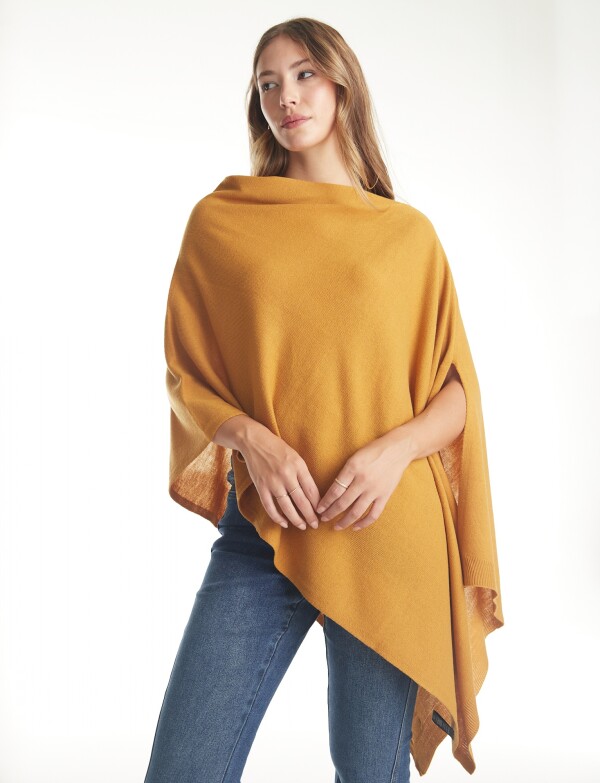 Poncho Colors MOSTAZA
