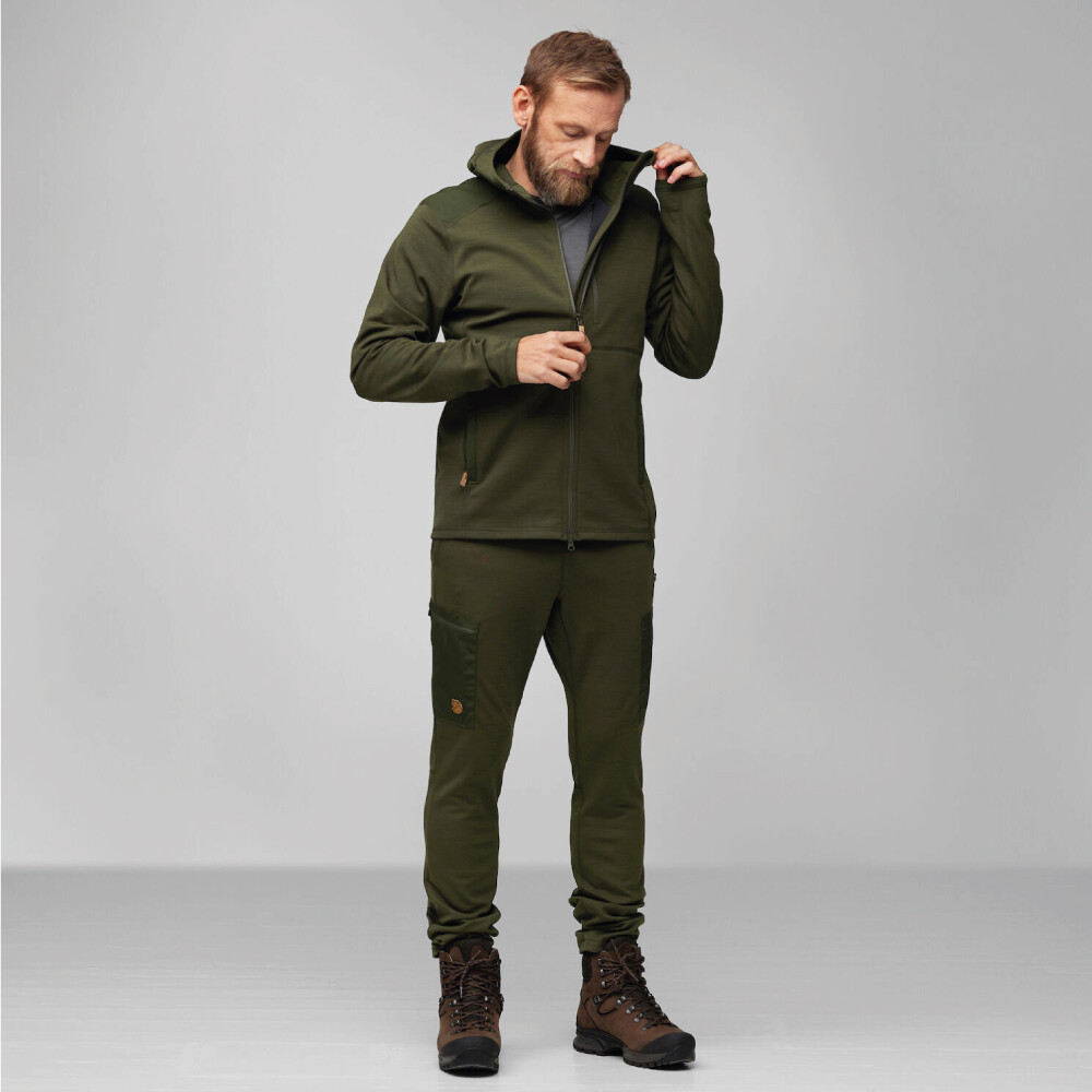 Keb Fleece Hoodie - Hombre Buckwheat Brown