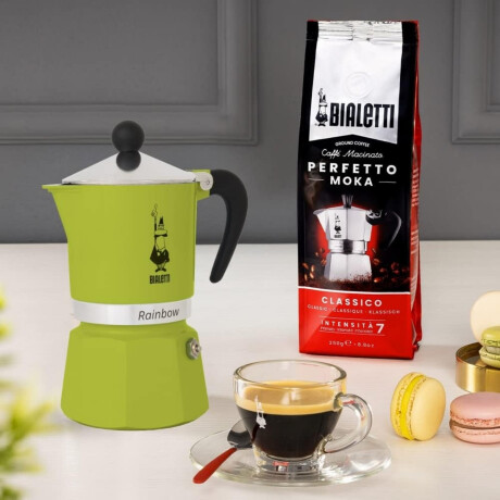Cafetera Moka Rainbow Verde 270ml Bialetti Cafetera Moka Rainbow Verde 270ml Bialetti
