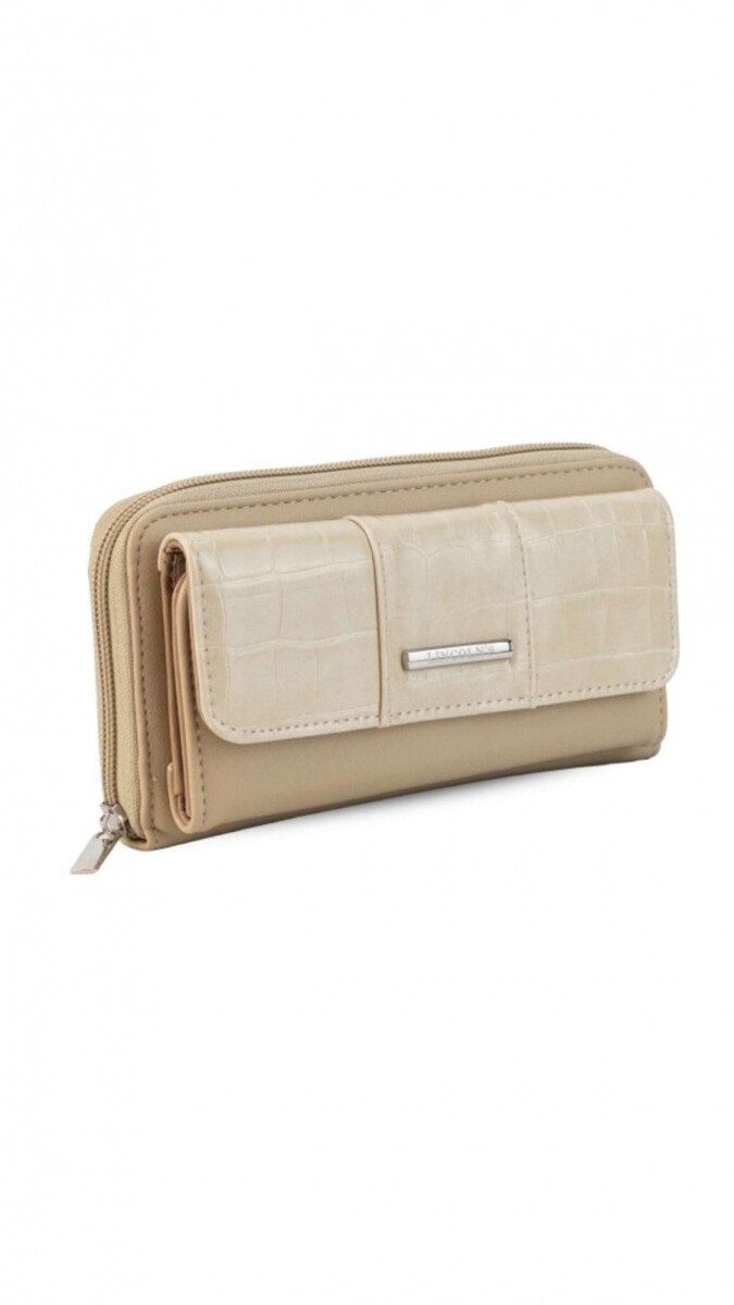 Billetera Gladiolo - Manteca 